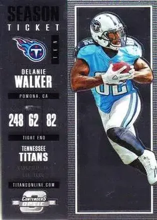 2017 Panini Contenders Optic #23 - Delanie Walker - Tennessee Titans