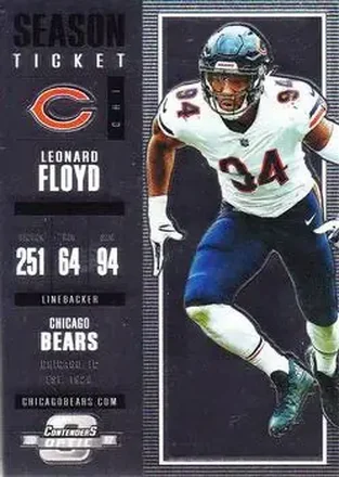2017 Panini Contenders Optic #25 - Leonard Floyd - Chicago Bears