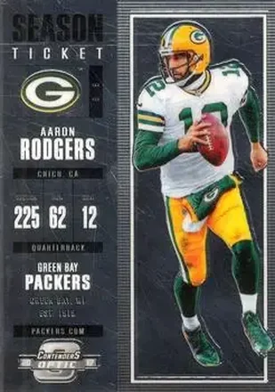 2017 Panini Contenders Optic #29 - Aaron Rodgers - Green Bay Packers