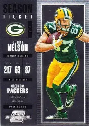 2017 Panini Contenders Optic #30 - Jordy Nelson - Green Bay Packers