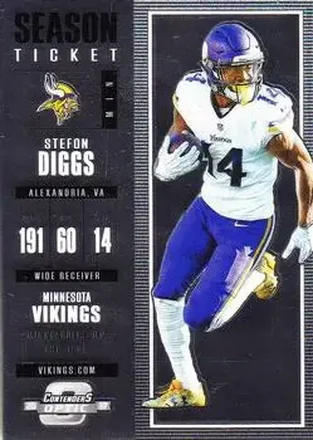 2017 Panini Contenders Optic #32 - Stefon Diggs - Minnesota Vikings