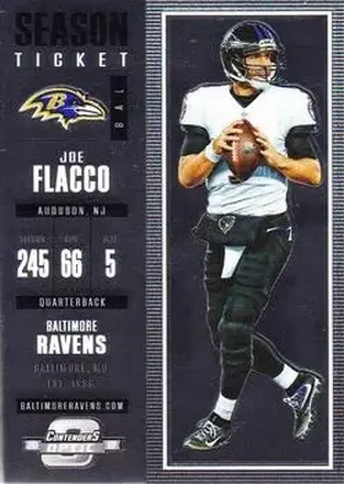 2017 Panini Contenders Optic #34 - Joe Flacco - Baltimore Ravens