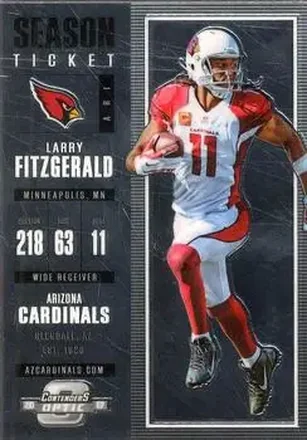 2017 Panini Contenders Optic #46 - Larry Fitzgerald - Arizona Cardinals