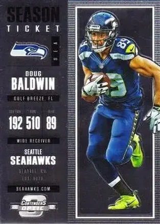 2017 Panini Contenders Optic #55 - Doug Baldwin - Seattle Seahawks