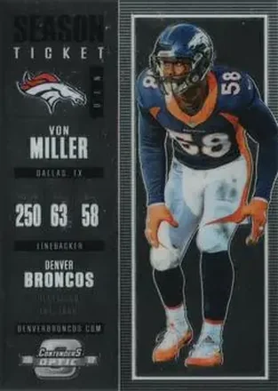 2017 Panini Contenders Optic #57 - Von Miller - Denver Broncos