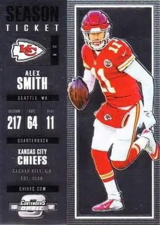 2017 Panini Contenders Optic #59 - Alex Smith - Kansas City Chiefs