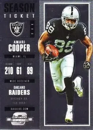 2017 Panini Contenders Optic #67 - Amari Cooper - Oakland Raiders