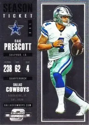 2017 Panini Contenders Optic #69 - Dak Prescott - Dallas Cowboys