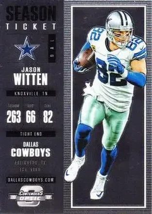 2017 Panini Contenders Optic #72 - Jason Witten - Dallas Cowboys