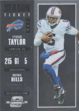2017 Panini Contenders Optic #81 - Tyrod Taylor - Buffalo Bills