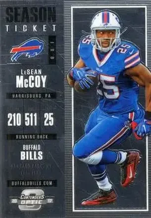 2017 Panini Contenders Optic #82 - LeSean McCoy - Buffalo Bills