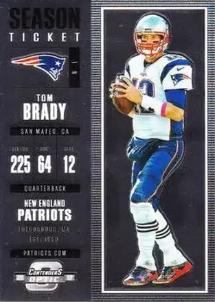 2017 Panini Contenders Optic #86 - Tom Brady - New England Patriots