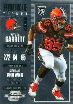 2017 Panini Contenders Optic #91 - Myles Garrett - Cleveland Browns
