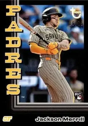 2024 Topps Brooklyn Collection - Black #19 - Jackson Merrill - San Diego Padres