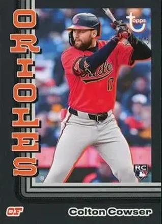 2024 Topps Brooklyn Collection - Black #25 - Colton Cowser - Baltimore Orioles