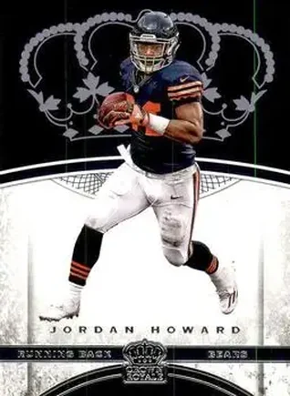2017 Panini Crown Royale #12 - Jordan Howard - Chicago Bears