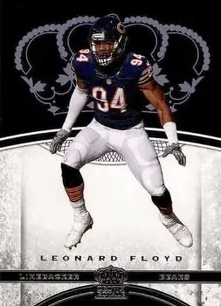 2017 Panini Crown Royale #13 - Leonard Floyd - Chicago Bears