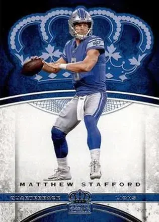 2017 Panini Crown Royale #14 - Matthew Stafford - Detroit Lions