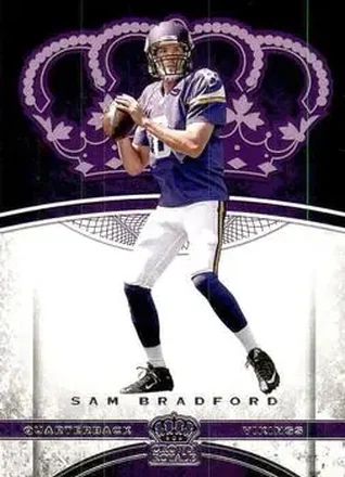 2017 Panini Crown Royale #19 - Sam Bradford - Minnesota Vikings