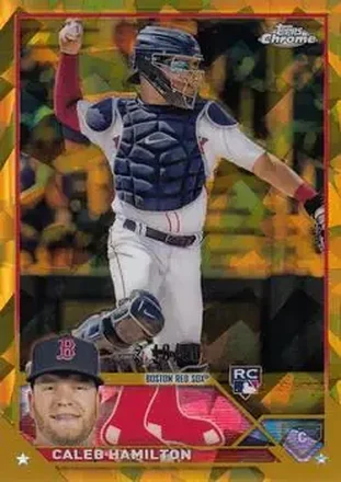 2023 Topps Chrome Update Sapphire Edition - Gold #USCS160 - Caleb Hamilton - Boston Red Sox