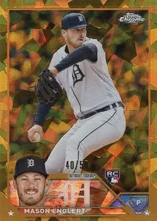 2023 Topps Chrome Update Sapphire Edition - Gold #USCS222 - Mason Englert - Detroit Tigers