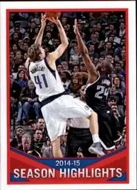 Front of Dirk Nowitzki