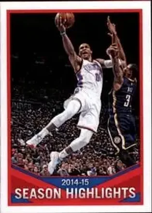 2015-16 Panini NBA Sticker Collection #7 Russell Westbrook