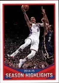 2015-16 Panini NBA Sticker Collection #7 Russell Westbrook