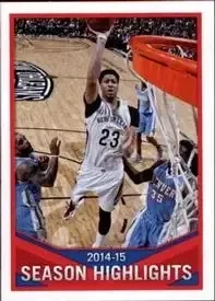 2015-16 Panini NBA Sticker Collection #8 Anthony Davis