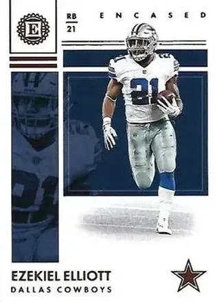 2017 Panini Encased #23 - Ezekiel Elliott - Dallas Cowboys