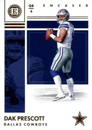 2017 Panini Encased #29 - Dak Prescott - Dallas Cowboys