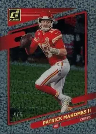 2021 Clearly Donruss - Holo Gold #21 - Patrick Mahomes II - Kansas City Chiefs