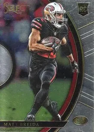 2017 Panini Select #9 - Matt Breida - San Francisco 49ers