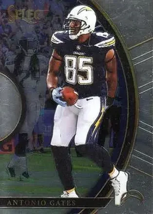 2017 Panini Select #20 - Antonio Gates - Los Angeles Chargers