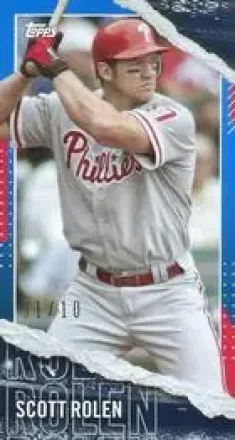 2020 Topps Rip - Mini Cards Blue #M-7 - Scott Rolen - Philadelphia Phillies