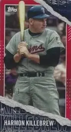 2020 Topps Rip - Mini Cards Red #M-24 - Harmon Killebrew - Minnesota Twins
