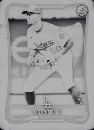 2026 Bowman - Printing Plate Black #81 - Mookie Betts - Los Angeles Dodgers