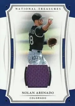 2017 Panini National Treasures #114 - Nolan Arenado - Colorado Rockies