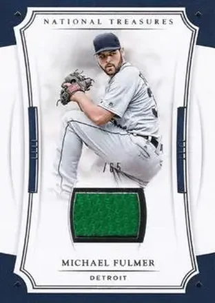 2017 Panini National Treasures #135 - Michael Fulmer - Detroit Tigers