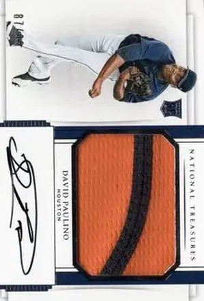 2017 Panini National Treasures #163 - David Paulino - Houston Astros