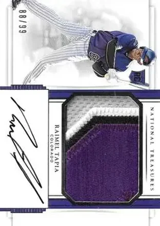 2017 Panini National Treasures #171 - Raimel Tapia - Colorado Rockies