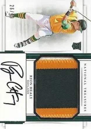 2017 Panini National Treasures #182 - Ryon Healy - Oakland Athletics