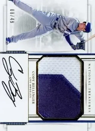 2017 Panini National Treasures #192 - Cody Bellinger - Los Angeles Dodgers