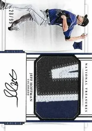 2017 Panini National Treasures #204 - Jeff Hoffman - Colorado Rockies