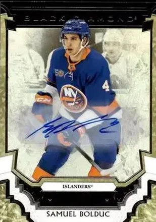 2023-24 Upper Deck Black Diamond - Pure Black Autographs #BDB-SB - Samuel Bolduc - New York Islanders