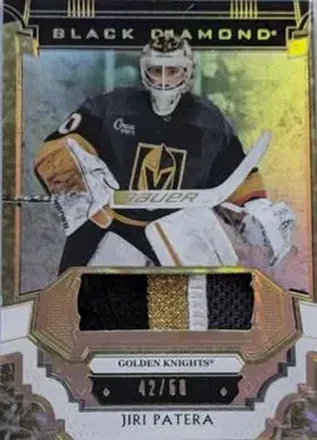 2023-24 Upper Deck Black Diamond - Pure Black Premium Relics #BDB-JP - Jiri Patera - Vegas Golden Knights