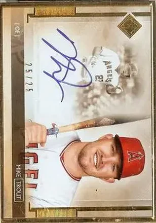 2020 Topps Transcendent Collection - Transcendent Collection Autographs Variation #TCAV-MT - Mike Trout - Los Angeles Angels