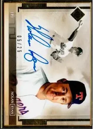 2020 Topps Transcendent Collection - Transcendent Collection Autographs Variation #TCAV-NR - Nolan Ryan - Texas Rangers