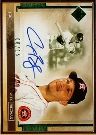 2020 Topps Transcendent Collection - Transcendent Collection Autographs Variation Emerald #TCAV-BRG - Alex Bregman - Houston Astros