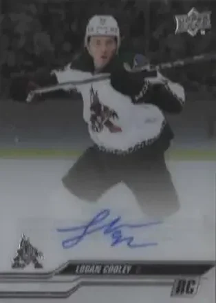 2023-24 Upper Deck Clear Cut #CC-CY - Logan Cooley - Arizona Coyotes